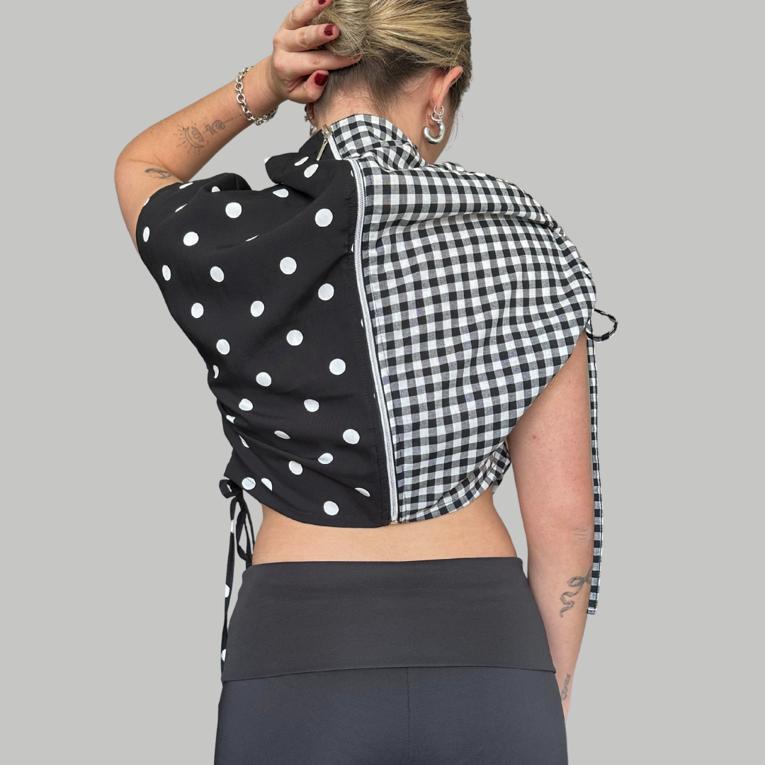 Blusa Alba asimétrico