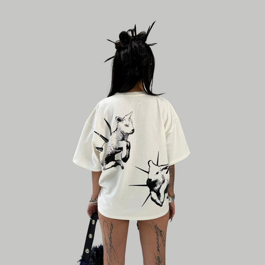 Camiseta cordero dual